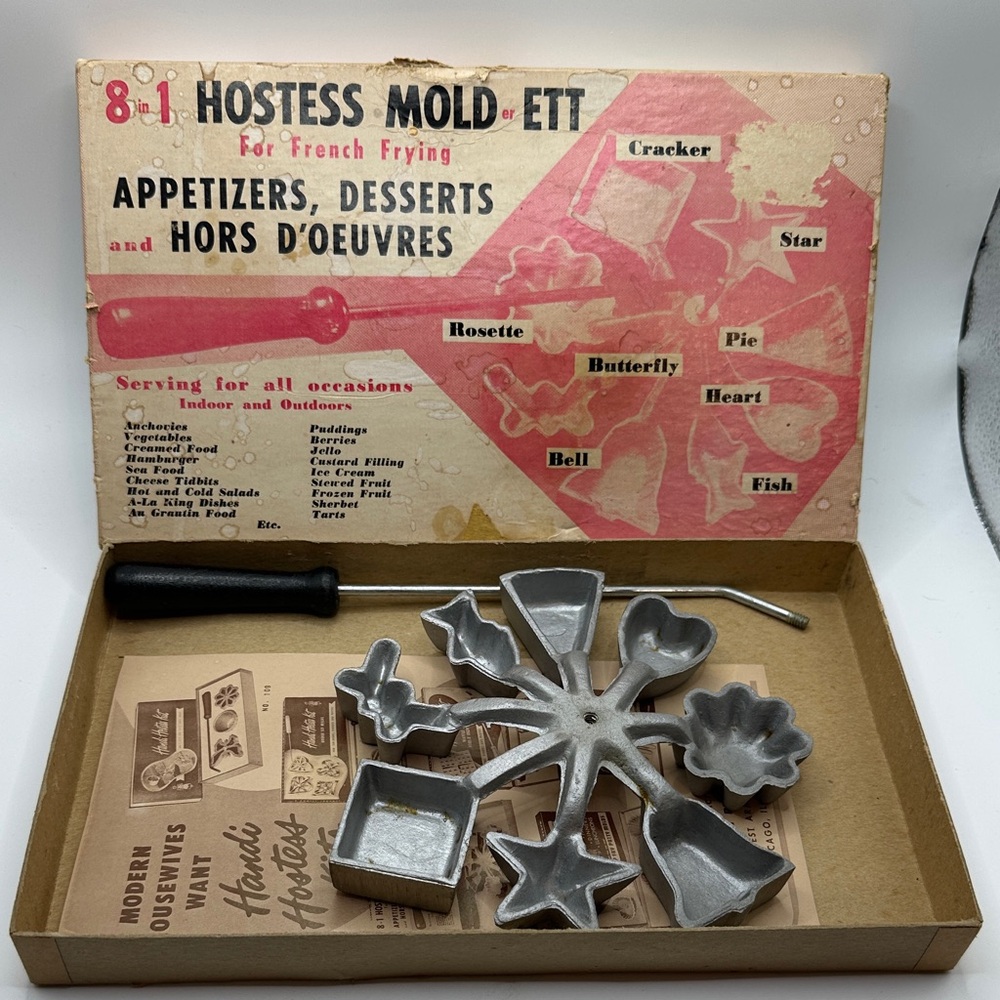 Vintage 8-in-1 Hostess Mold er Ett kit, made by Bonley Products Co.